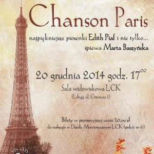 „Chanson Paris” - spektakl muzyczny 