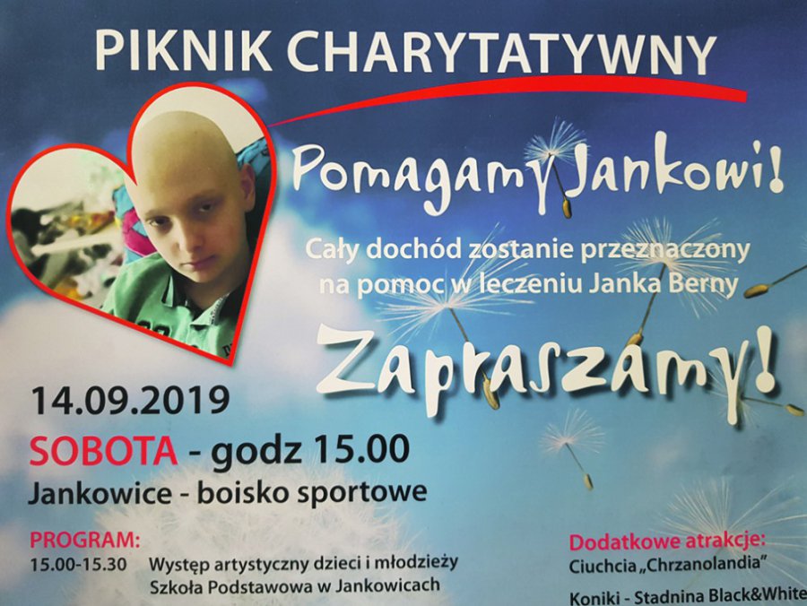 Piknik charytatywny "Pomagamy Jankowi"