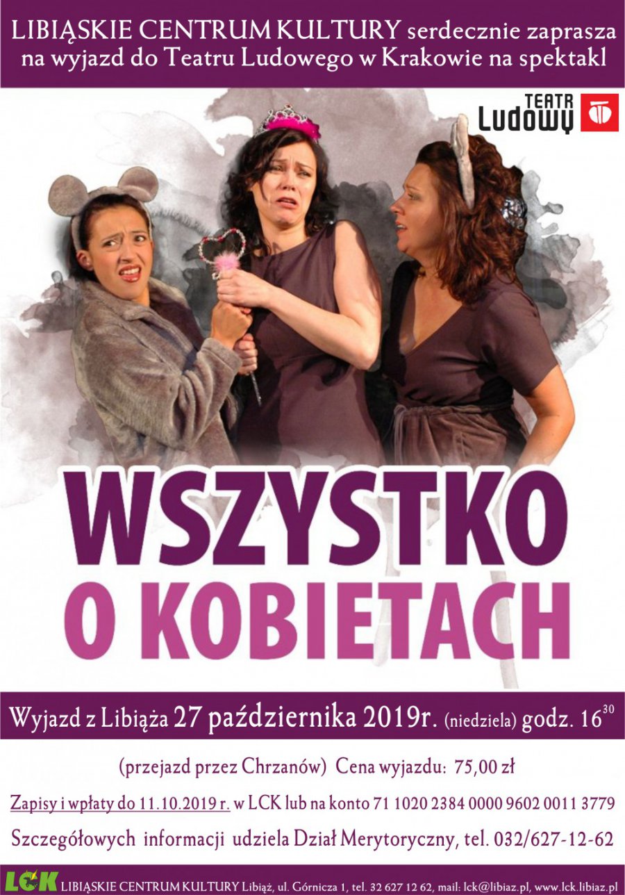 Wyjazd do Teatru Ludowego w Krakowie
