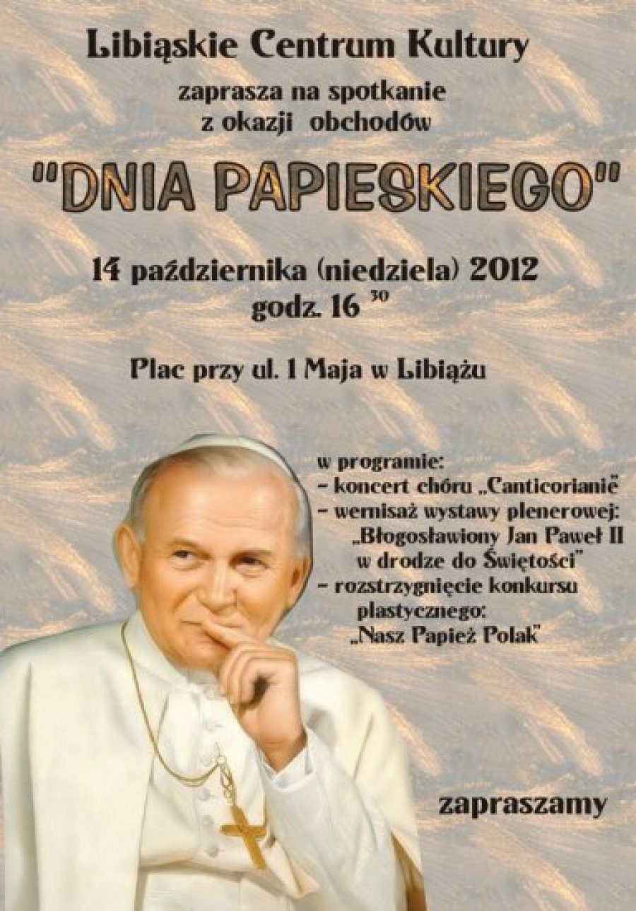 KULTURA. Zapraszają na Dzień Papieski do Libiąża 