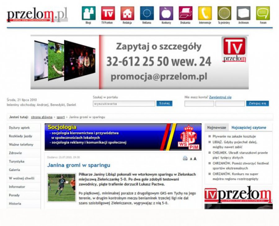Przelom.pl w nowej szacie 