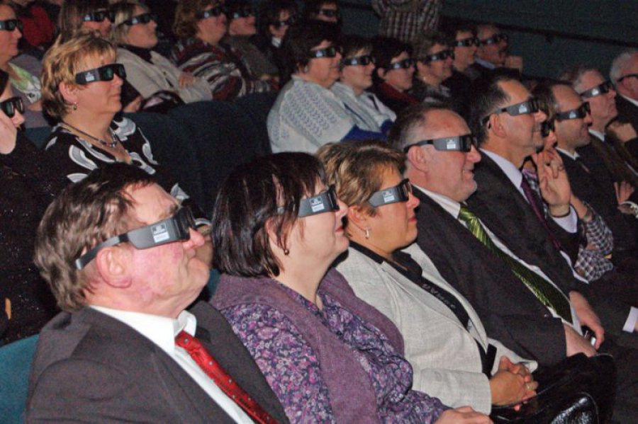 Widzowie obejrzeli pierwszy trójwymiarowy film w kinie cyfrowym 