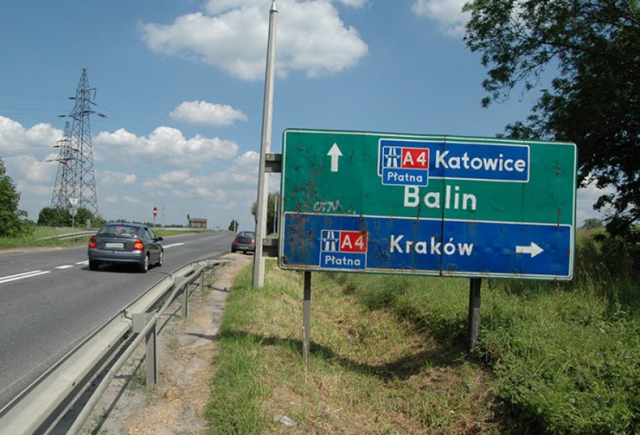 Autostrada A4 - wyjazd z Chrzanowa w kierunku Krakowa jest otwarty