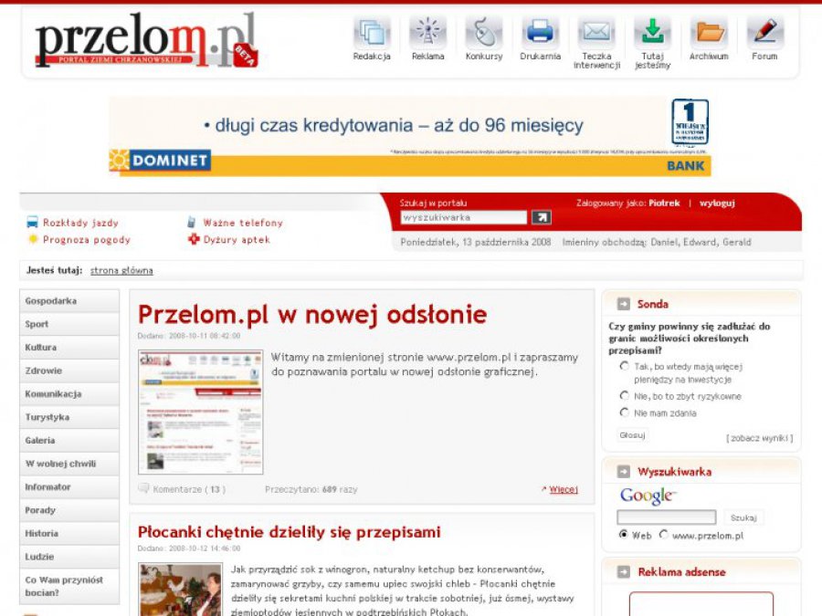 Przelom.pl w nowej odsłonie 