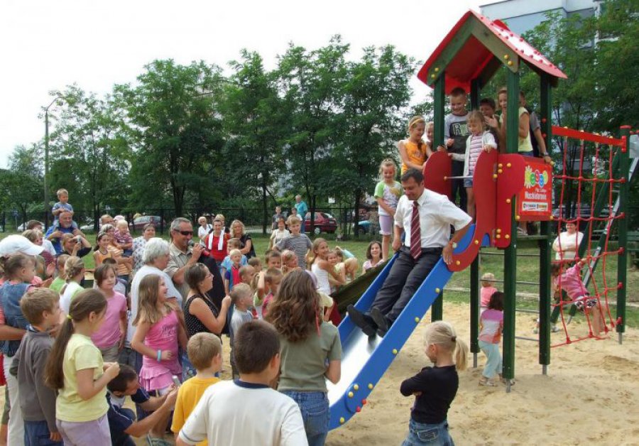 Muszkieterowie urządzili w Libiążu nowy plac zabaw