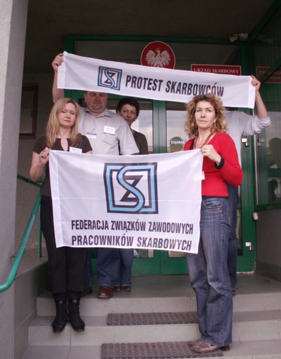 Protest chrzanowskiej „skarbówki” 
