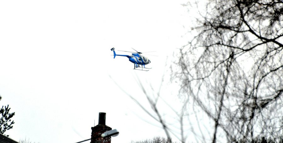 Wiadomo, co to za helikopter latał nad dachami