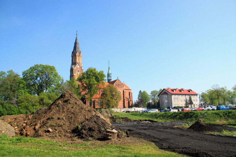 Za kościołem w Libiążu powstanie kompleks rekreacyjno-sportowy