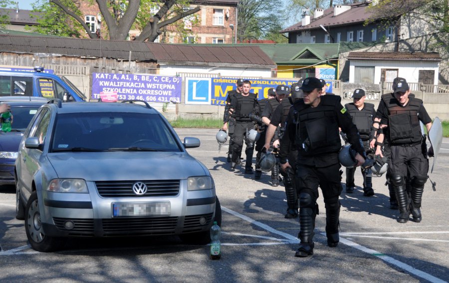 Policja i klub mobilizują siły na przyjazd kibiców