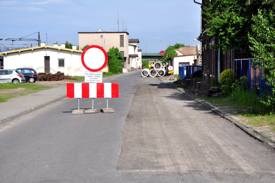 Uwaga: ulicą Dworcową nie da się przejechać