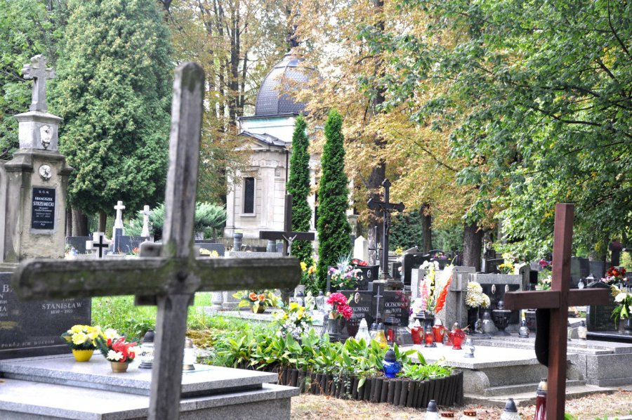 Z cmentarza notorycznie giną znicze i kwiaty