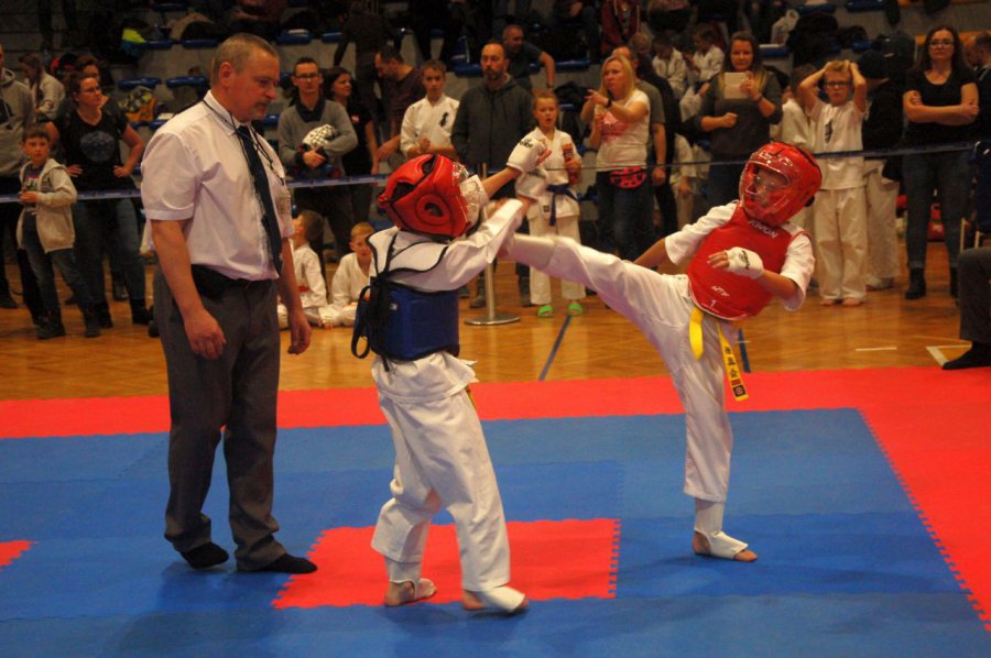 Młodzi karatecy opanowali halę (WIDEO)