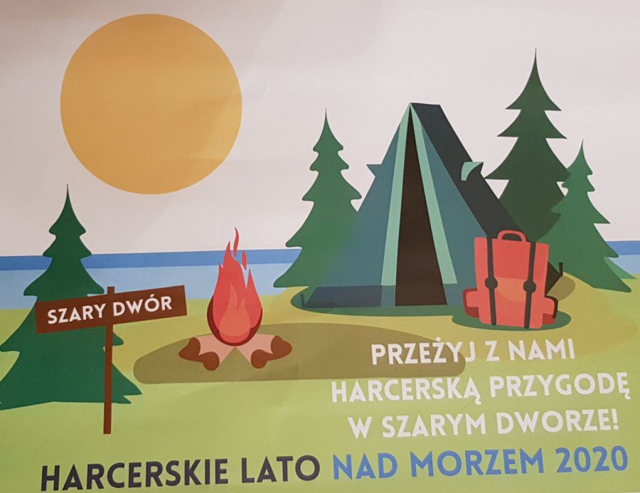 Harcerze zapraszają na obóz do Szarego Dworu