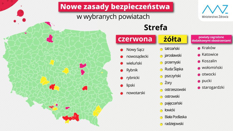 Kraków i Katowice wejdą do żółtej strefy? To bardzo prawdopodobne