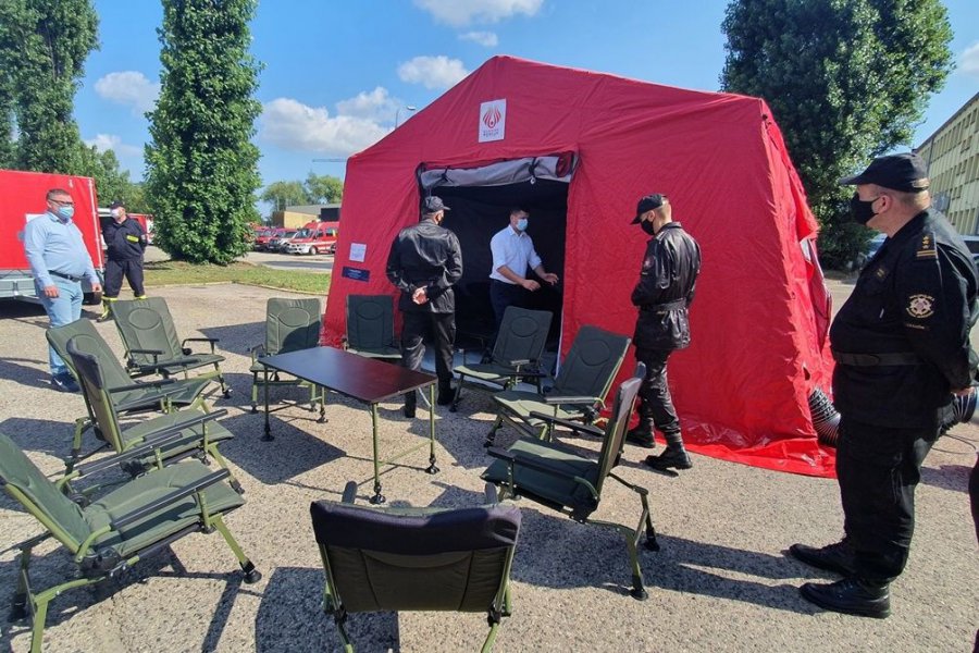 Namioty dla 50 jednostek OSP w Małopolsce