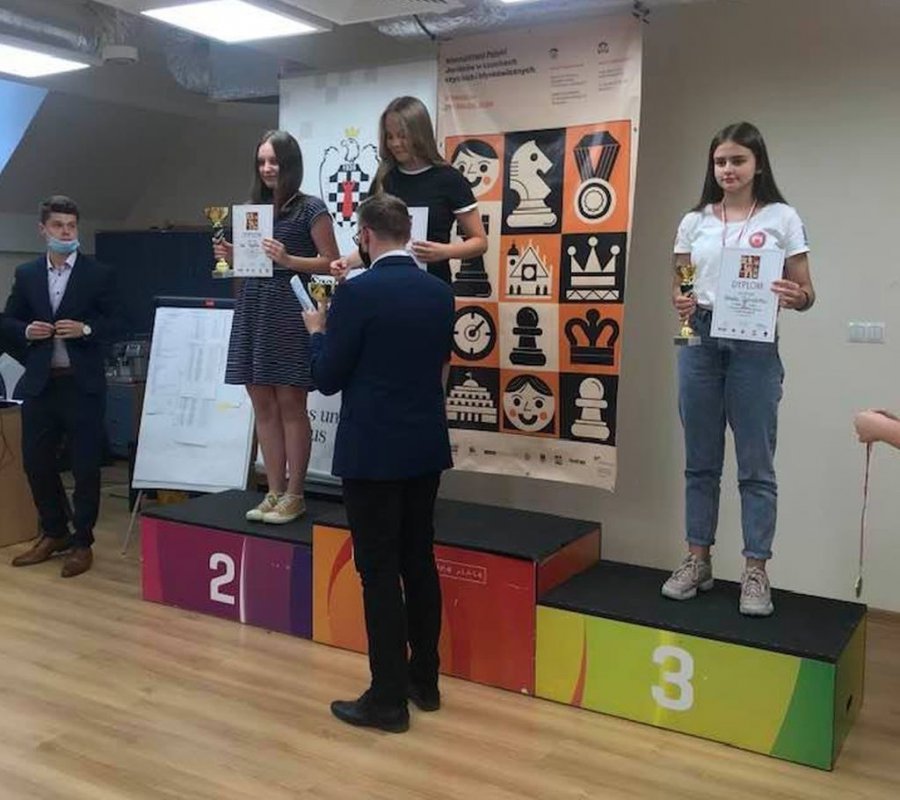 Weronika odeszła od szachownicy jako medalistka mistrzostw Polski