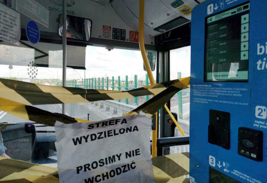 Strefa bezpieczeństwa znika z autobusów ZKKM Chrzanów
