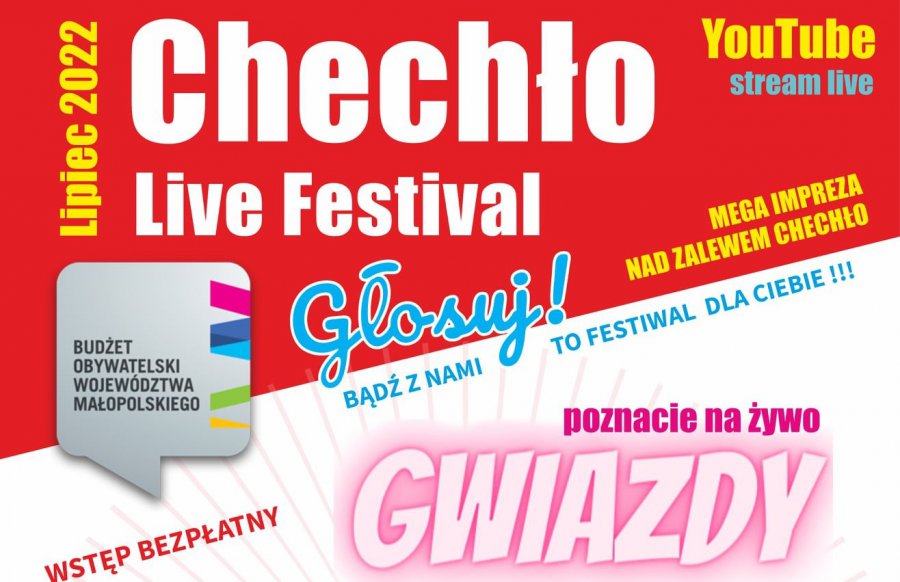 Jest szansa na zdobycie pieniędzy na duży festiwal nad Chechłem. Trzeba zagłosować 