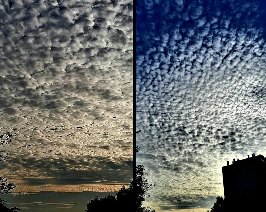 „Zsiadłe mleko" na chrzanowskim niebie. Obejrzyjcie chmury sfotografowane przez Antoniego Dobrowolskiego (ZDJĘCIA)