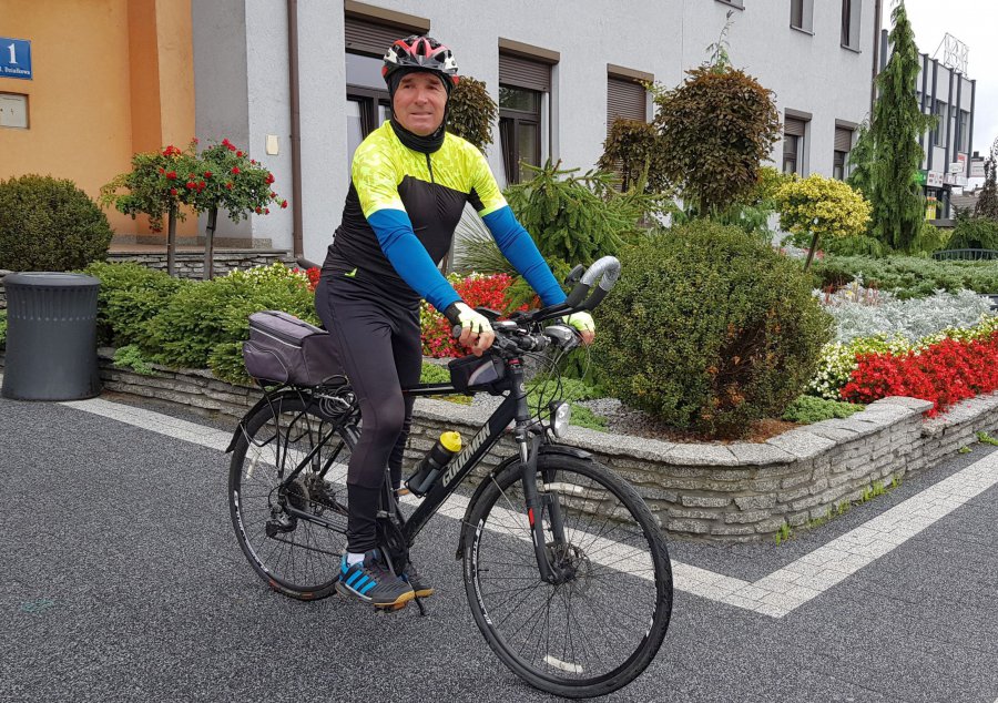 Tadeusz Bzibziak, czyli rowerowy ambasador Libiąża w drodze