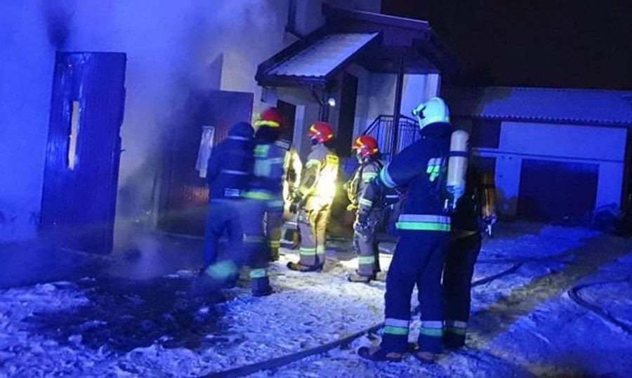 W drugi dzień świąt w domu w Libiążu pojawił się ogień 