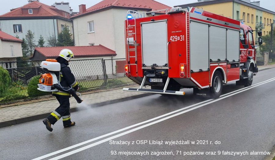 Strażacy-ochotnicy z Libiąża mieli rekordowo dużo wyjazdów