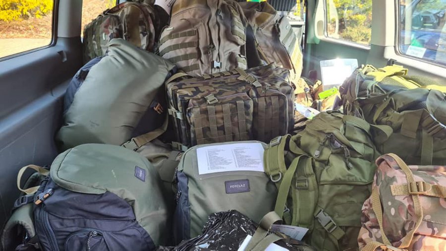Leśnicy także pomagają Ukraińcom. Wysłali im plecaki z wyposażeniem