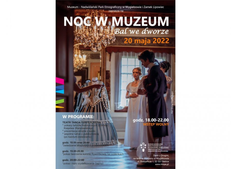 Noc Muzeum w Wygiełzowie z tańcami i kursem szydełkowania