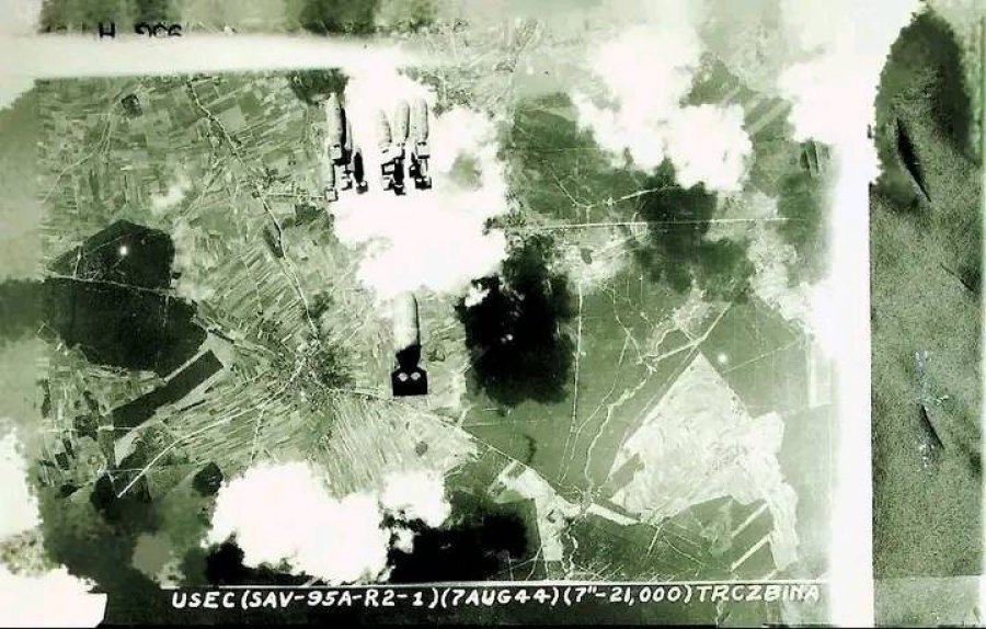 109 bomb zrzucono na Trzebinię