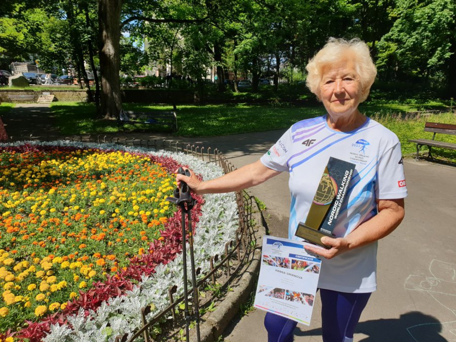 73-letnia Ukrainka mieszkająca w Nawojowej Górze na podium mistrzostw świata