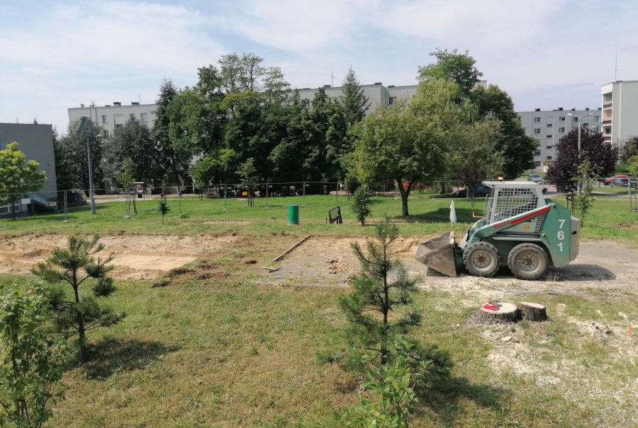 Na Osiedlu Młodości w Chrzanowie powstaje park kieszonkowy