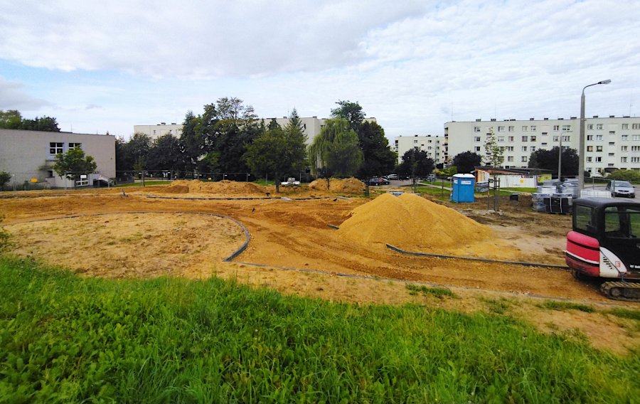 Nowy park na Południu w Chrzanowie. Tak wygląda jego budowa