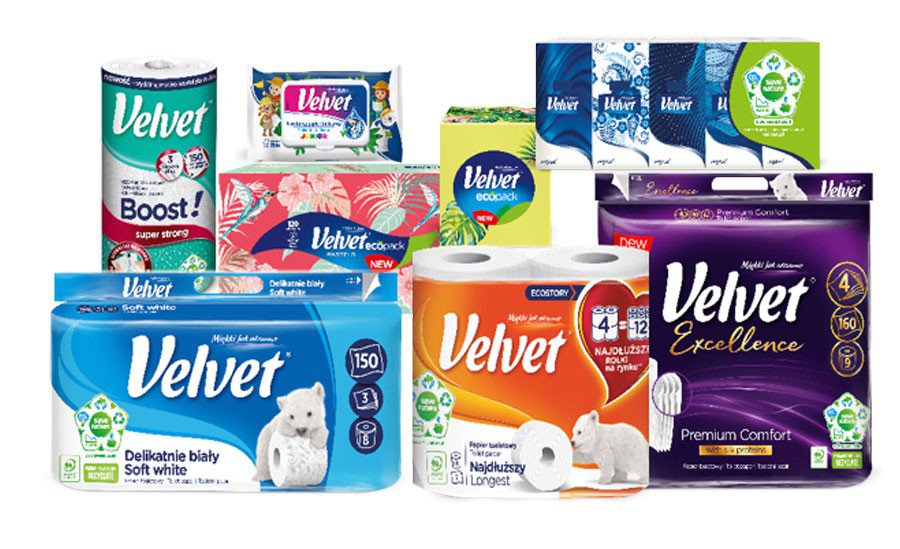 Velvet CARE jest jednym z największych producentów artykułów higienicznych w Europie Środkowej