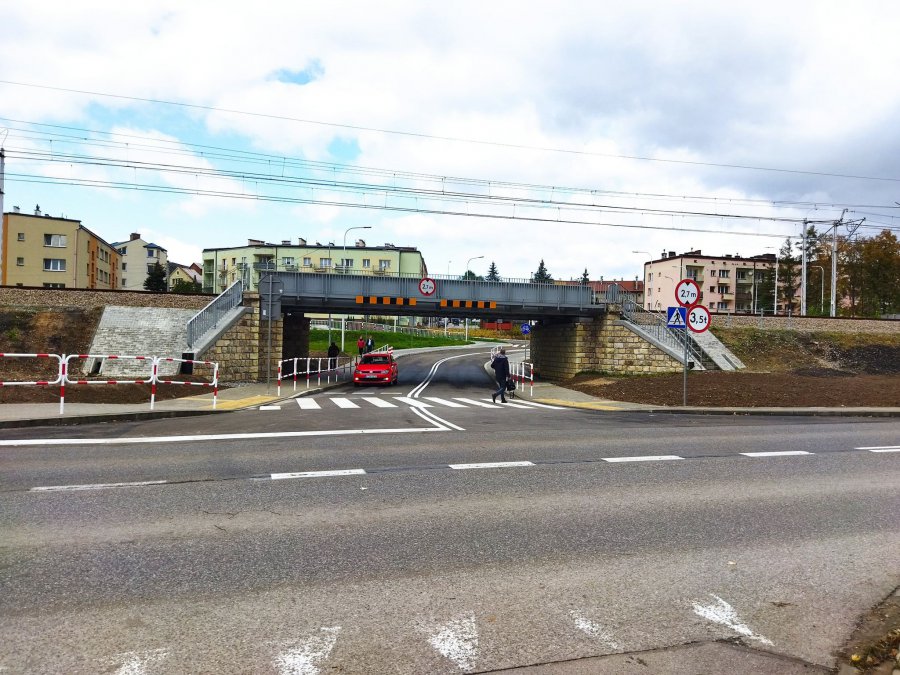 Przejazd pod wiaduktem kolejowym w Chrzanowie został otwarty