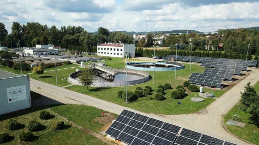 Krzeszowickie wodociągi zbudowały dwie elektrownie słoneczne