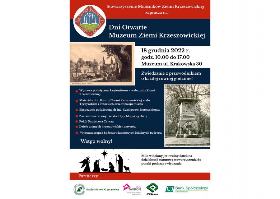 Muzeum w Krzeszowicach zaprasza na dzień otwarty