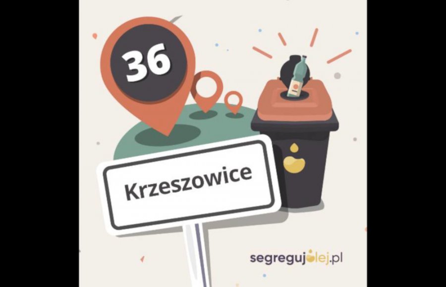 W Krzeszowicach mieszkańcy mogą segregować zużyte oleje jadalne