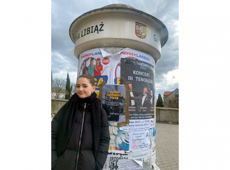 Uczennice liceum z Libiąża stworzyły plakat i stronę internetową o powstaniu w getcie warszawskim