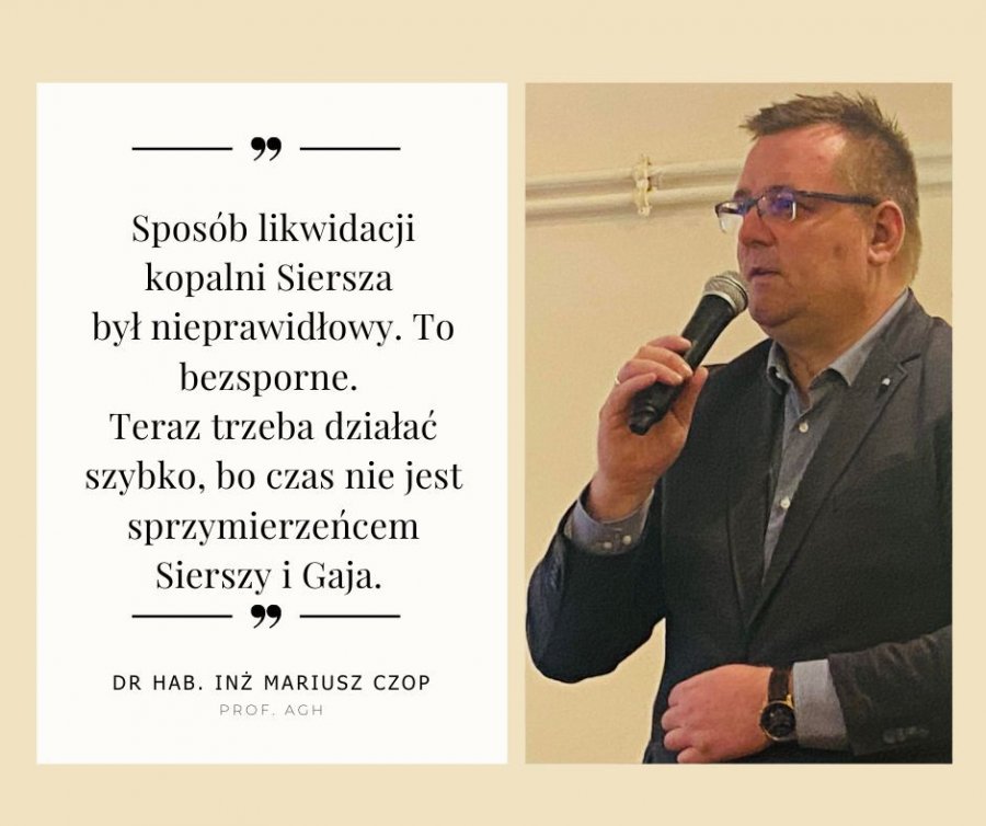 Dr hab. inż. Mariusz Czop o zapadliskach w Trzebini: Trzeba oszacować ryzyko i koszty działań
