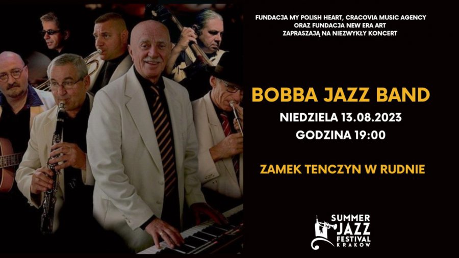 Summer Jazz Festival Kraków na zamku Tenczyn. Wystąpi Boba Jazz Band