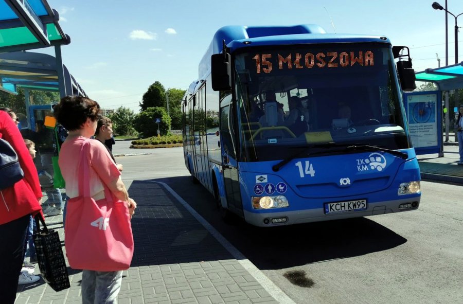 Będą zmiany w rozkładzie jazdy autobusów linii 15