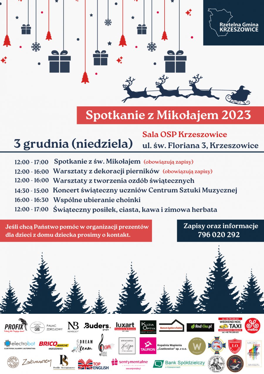 Św. Mikołaj spotka się z dziećmi w OSP w Krzeszowicach