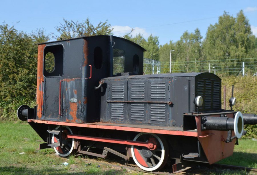 Na nowym rondzie w Skarżysku stanie lokomotywa z Chrzanowa