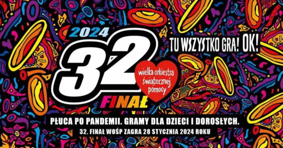 32. Finał WOŚP. 28 stycznia gramy z całą Polską na placu Tysiąclecia w Chrzanowie 