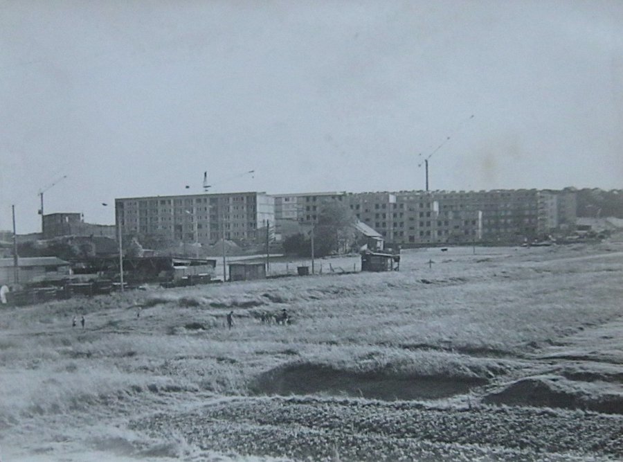 Budowa osiedla Północ w Chrzanowie 56 lat temu