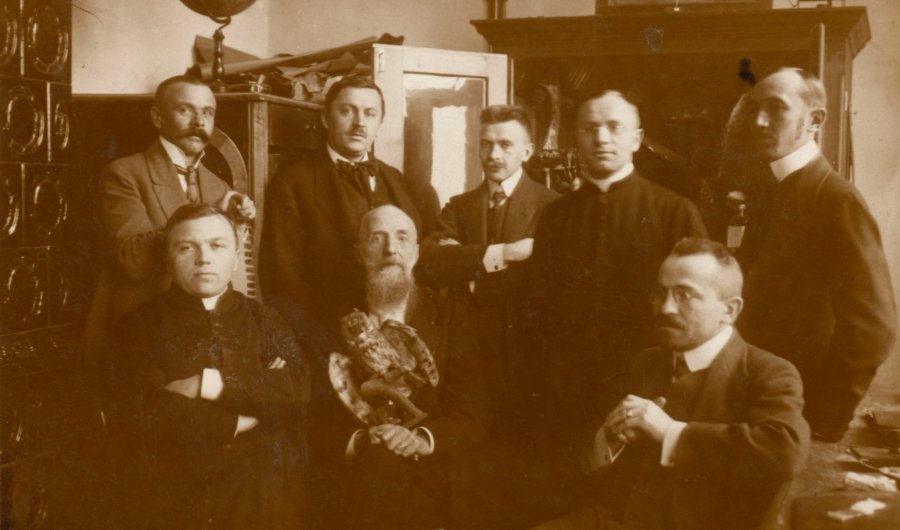 Profesorowie chrzanowskiego Staszica w Chrzanowie 108 lat temu