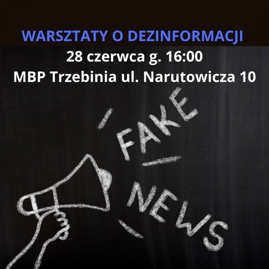Trzebińska biblioteka zorganizowała warsztaty o fake newsach